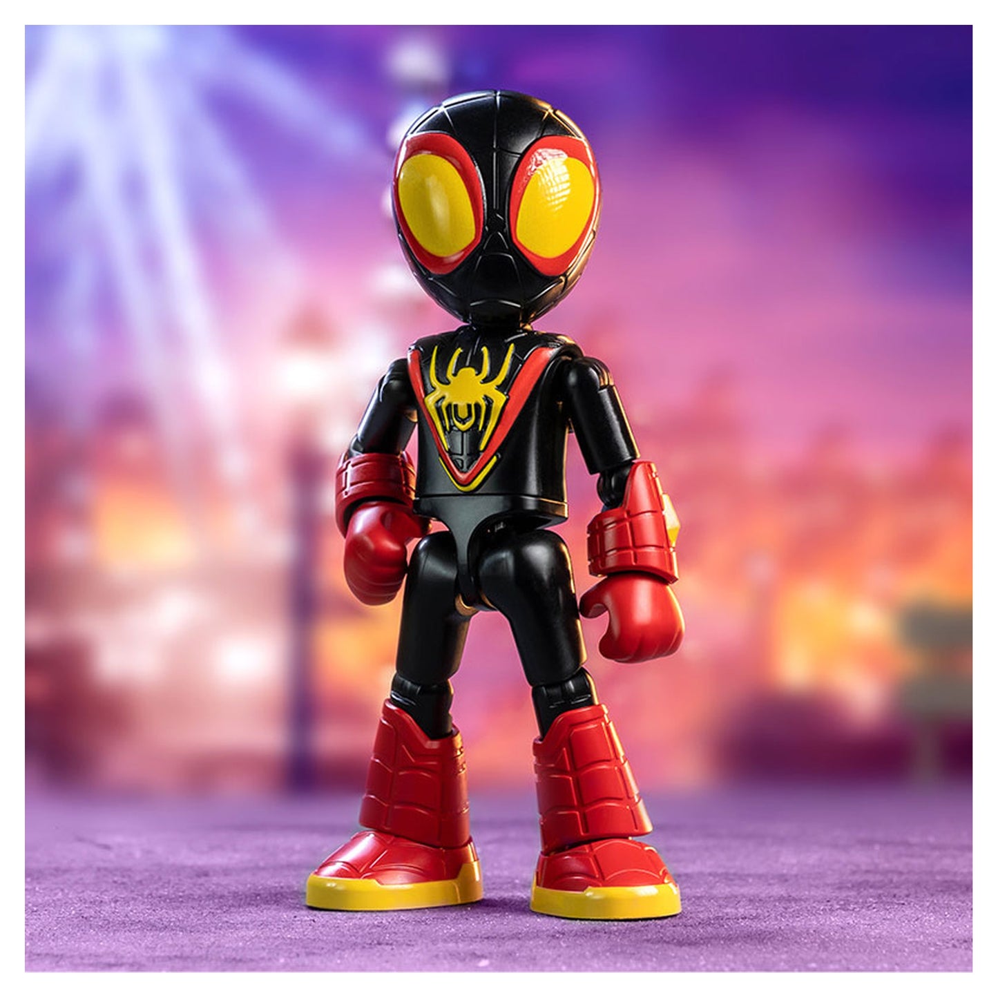 Spidey and His Amazing Friends - Spidey AL03 Miles Web-Spinners Suits Plastic Model Kit - Image 1
