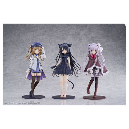 "Hoshizora Tetsudou to Shiro no Tabi" Noir Neri Karuha Complete Set 1/7 Figure - Image 1