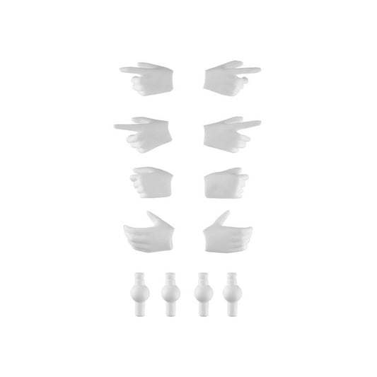 LittleArmory LA-OP21 Gun Holding Hand for Megami Device White Plastic Model - Image 1