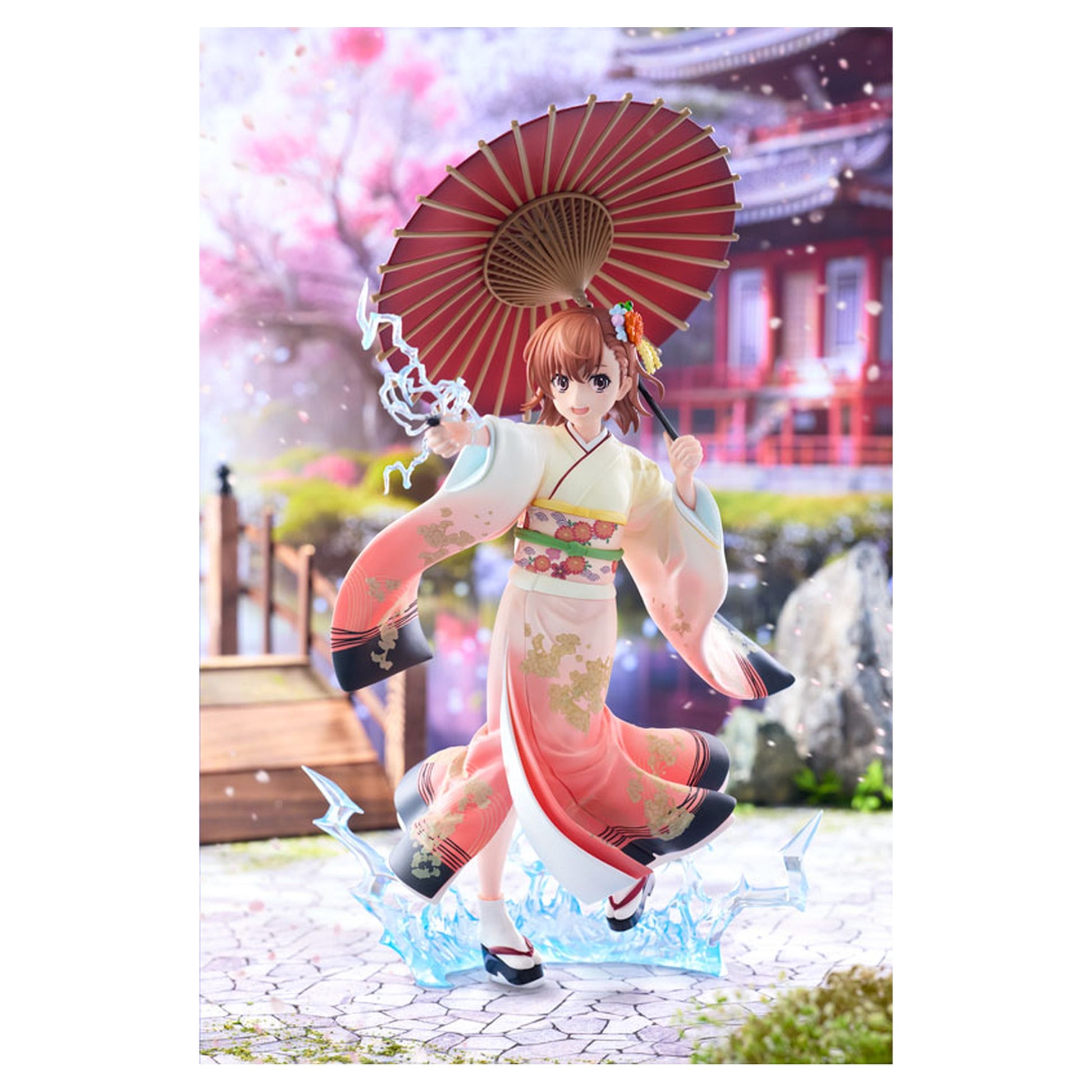 KDcolle A Certain Scientific Railgun T Mikoto Misaka Furisode Kimono ver. 1/7 Figure - Image 1