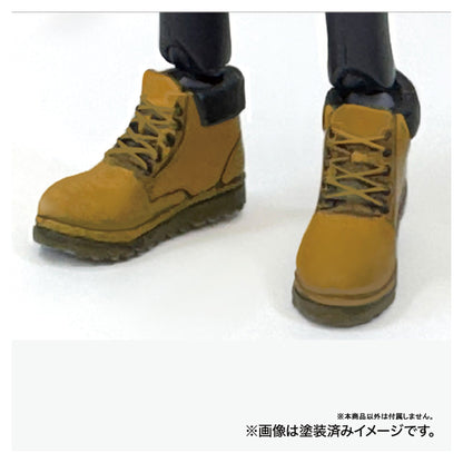 1/12scale Shoes Series (1) Trekking Unpainted Figure Part - Image 1