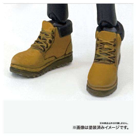 1/12scale Shoes Series (1) Trekking Unpainted Figure Part - Image 1