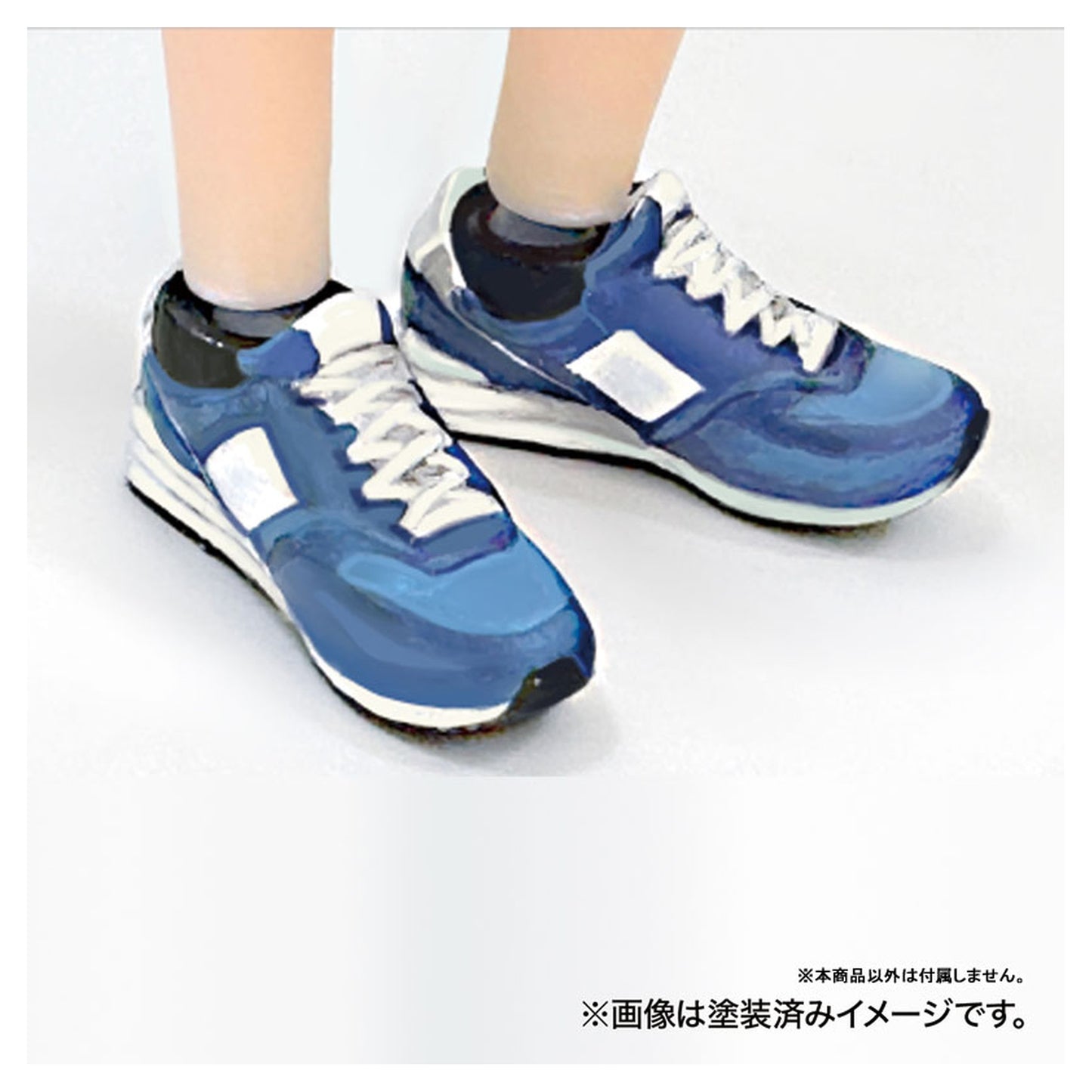 1/12scale Shoes Series (4) Sneaker - Unpainted Figure Part - Image 1