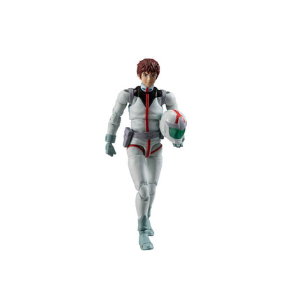 G.M.G. COLLECTION 09 Mobile Suit Gundam Earth Federation Force Amuro Ray Normal Suit Ver. Posable Figure - Image 1