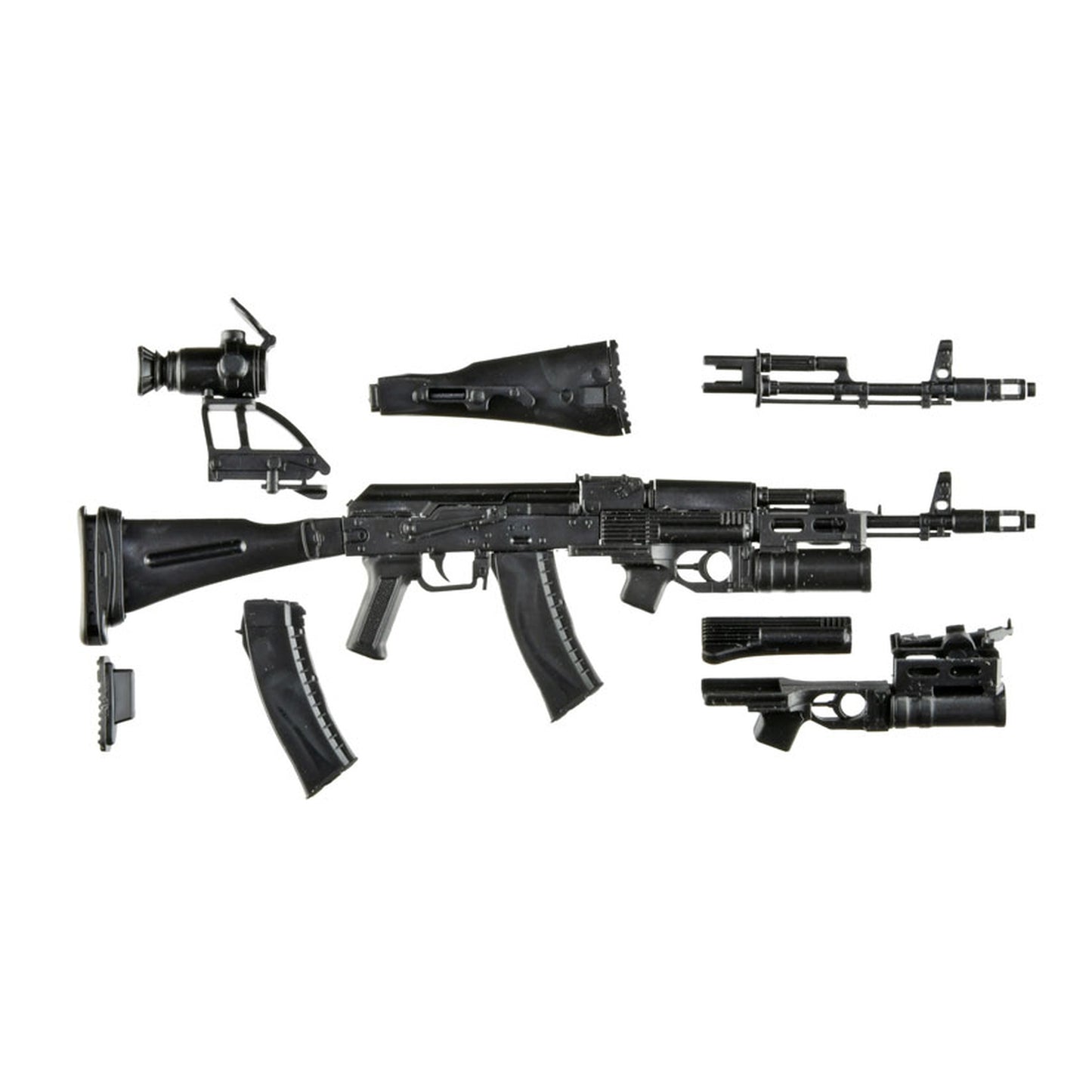 LittleArmory AK74M & GP25 Type 1/12 Plastic Model - Image 1