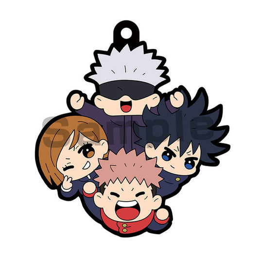 Rubber Mascot Buddy Colle Jujutsu Kaisen Vol.2 6Pack BOX - Image 1