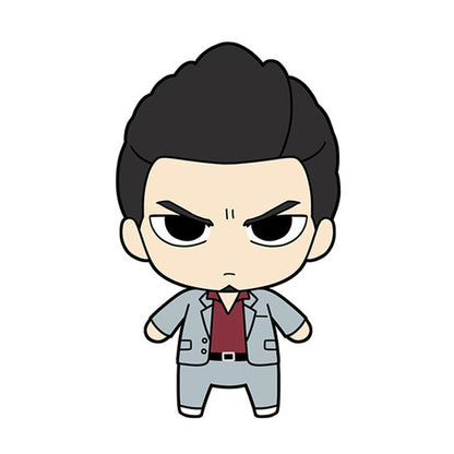 Like a Dragon Kiwami Plushie and Tin Badge Set - Kazuma Kiryu - Image 1