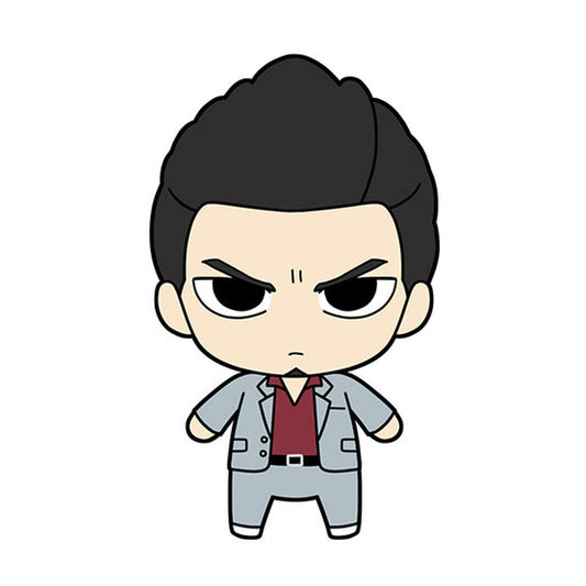Like a Dragon Kiwami Plushie and Tin Badge Set - Kazuma Kiryu - Image 1