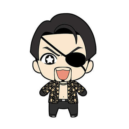 Like a Dragon Kiwami Plushie and Tin Badge Set - Goro Majima - Image 1