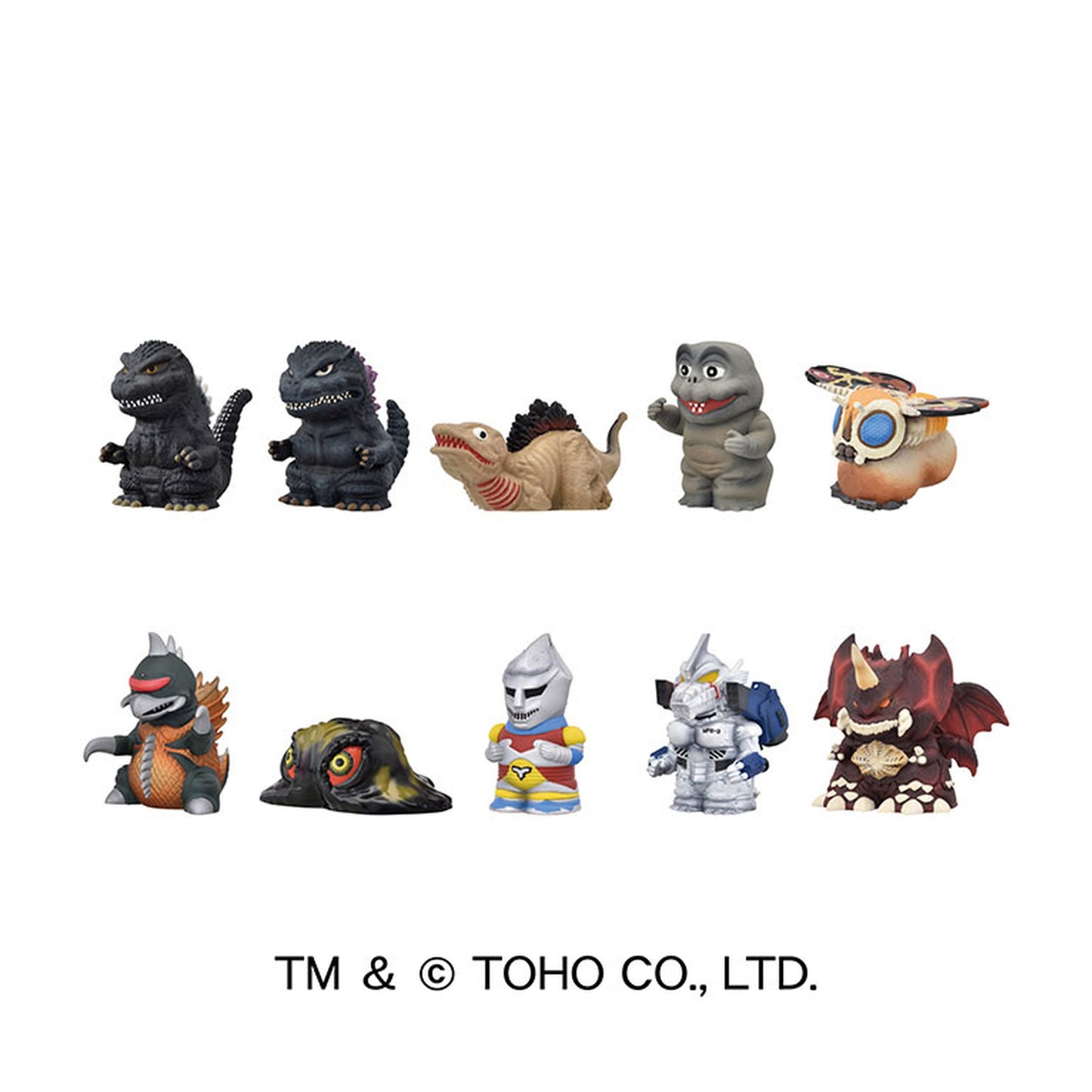 Godzilla Sofubi Puppet Mascot 2 10Pack BOX - Image 1