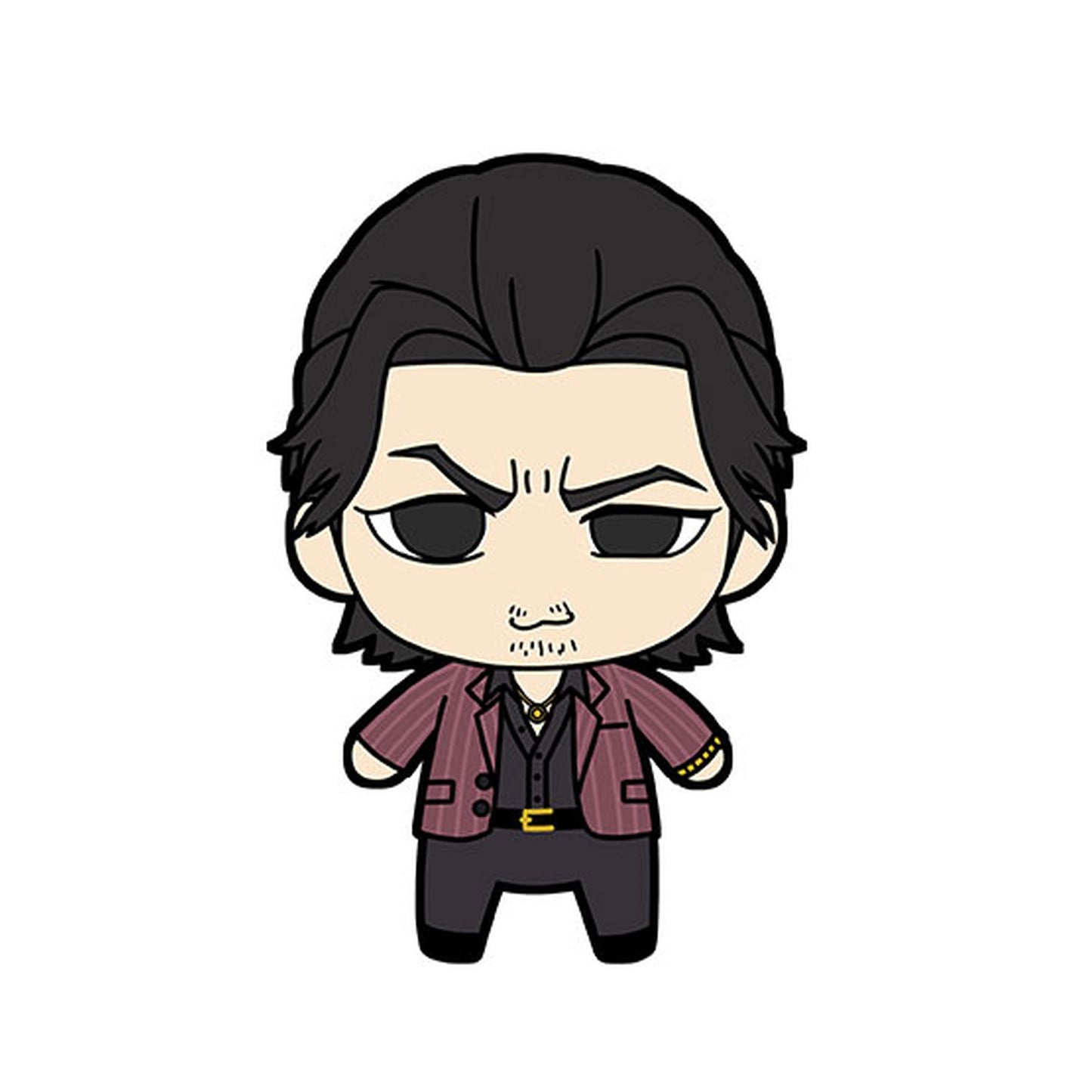 Like a Dragon 4 Plushie and Tin Badge Set - Shun Akiyama - Image 1