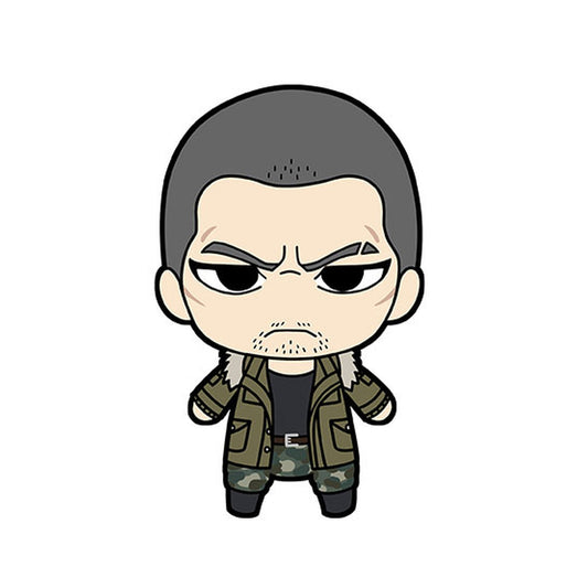 Like a Dragon 5 Plushie and Tin Badge Set - Taiga Saejima - Image 1