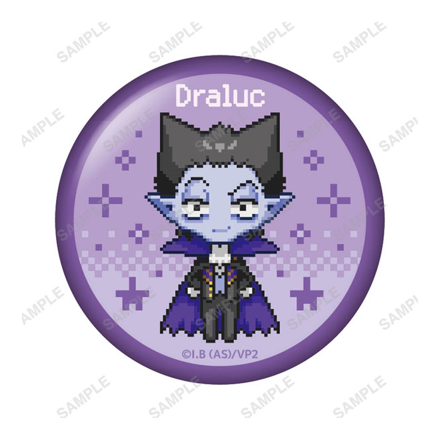 The Vampire Dies in No Time 2 "CharaDot Series" Trading Tin Badge 5Pack Set - Image 1