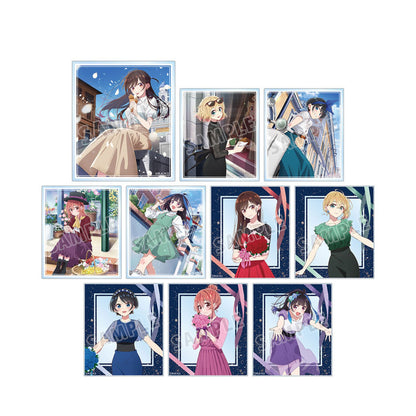 TV Anime Rent-A-Girlfriend Trading Acrylic Card 10 Pack BOX - Image 1