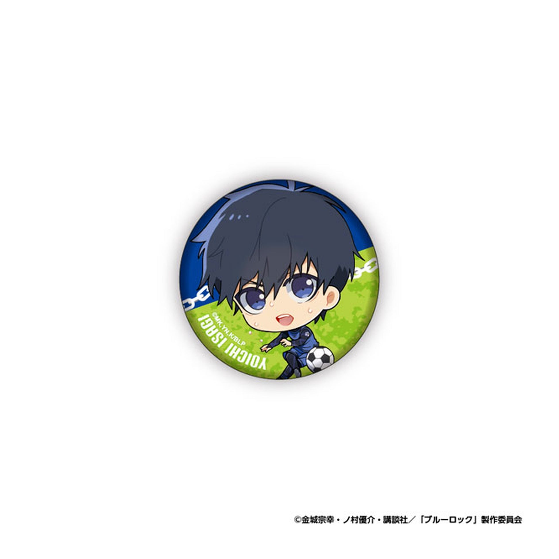 Bluelock Chara Puchi Trading Tin Badge 6Pack BOX - Image 1