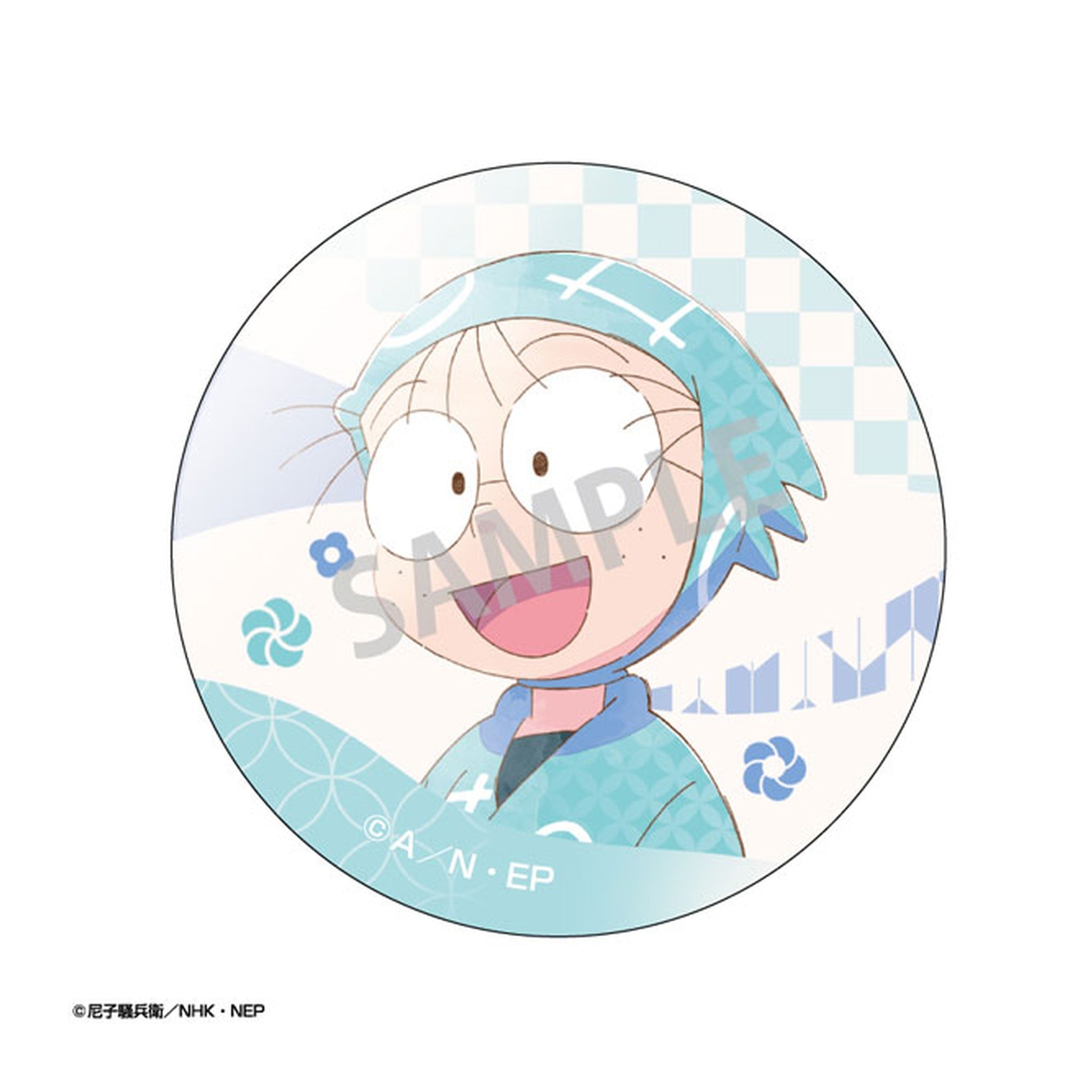 Nintama Rantaro Trading Tin Badge KamiAni TOUCH 10Pack BOX - Image 1