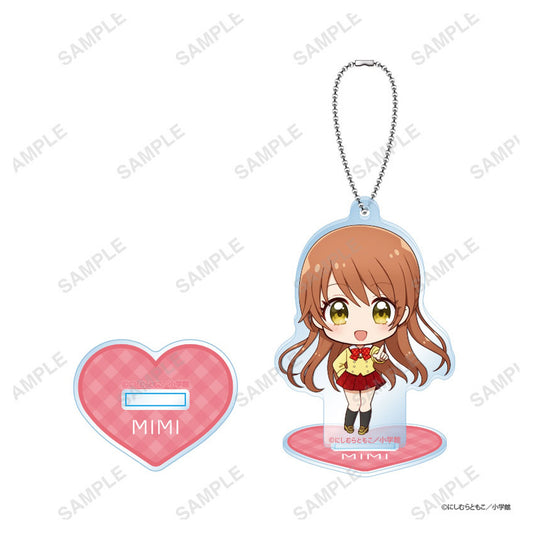 "Gokujyo!! Mechamote Iincho" Trading 2way Mini Acrylic Stand 5Item Set - Image 1