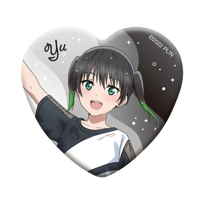 Love Live! Nijigasaki High School Idol Club Heart Shaped Chara Badge Collection 13Pack BOX - Image 1