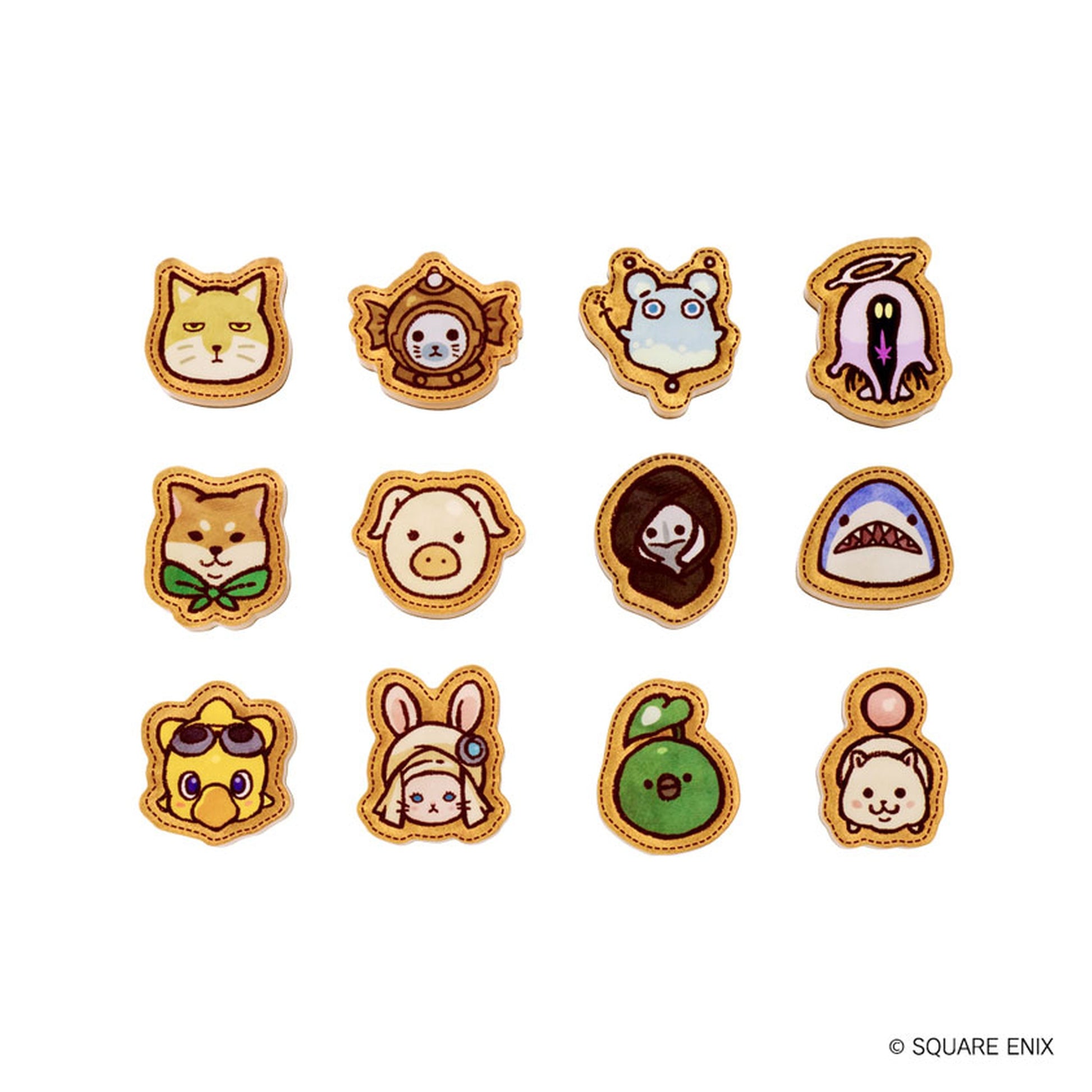 Final Fantasy XIV Doodle Minions Acrylic Magnet Vol.2 (12 Pack Box) - Image 1