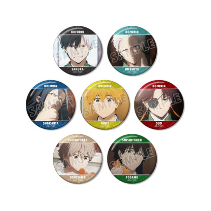 WIND BREAKER TV Anime Trading Scene Photo Tin Badge 7Pack BOX - Image 1