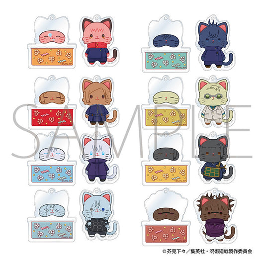 Jujutsu Kaisen 2nd Season withCAT illustration Ver. Good Night Acrylic Keychain 8Pack BOX - Image 1