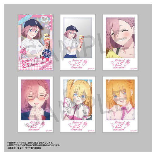 2.5 Dimensional Seduction x Marion Crepes Trading Acrylic Card Lilysa Amano 6Item Bag - Image 1