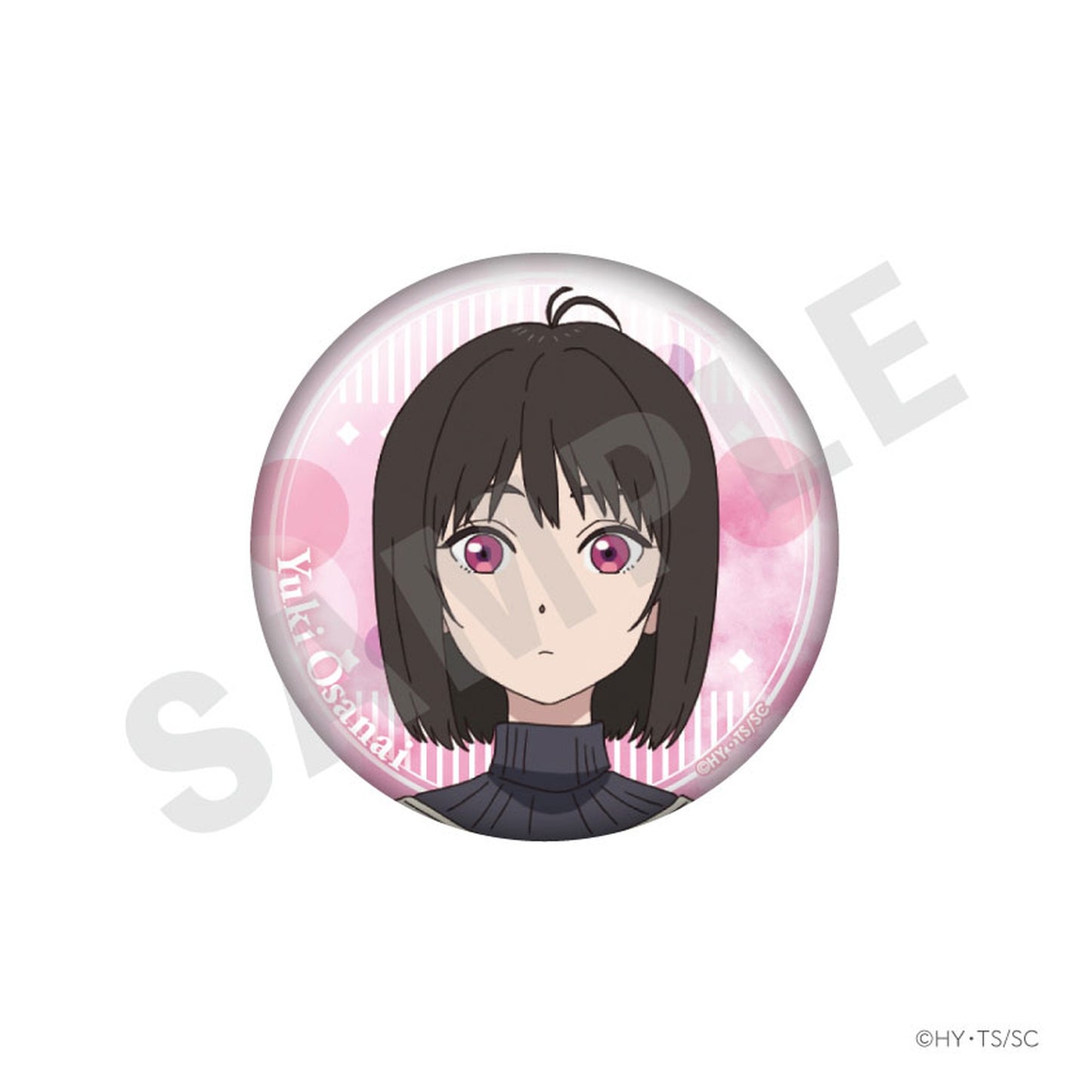 TV Anime Shoushimin Series Trading Hologram Tin Badge Set (8 Items) - Image 1