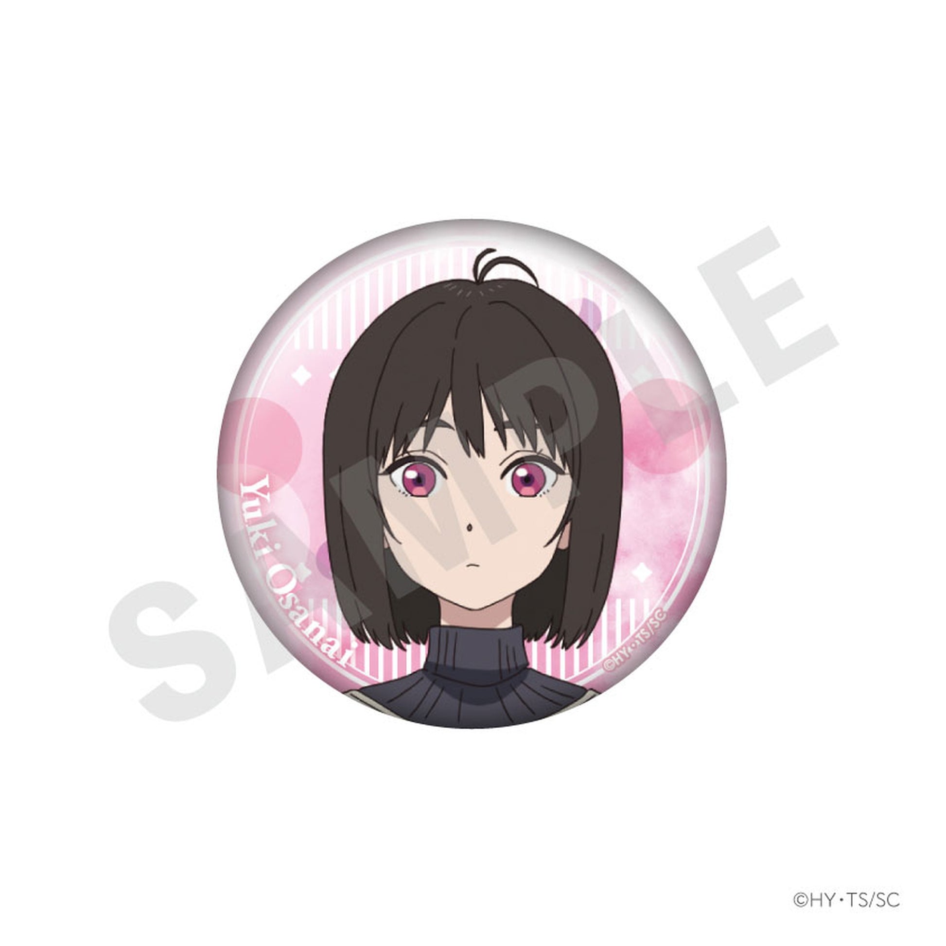 TV Anime Shoushimin Series Trading Hologram Tin Badge Set (8 Items) - Image 1