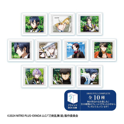 Touken Ranbu Kai -Kyoden Moyuru Honnouji- Trading Frame Magnet 10Pack BOX - Image 1