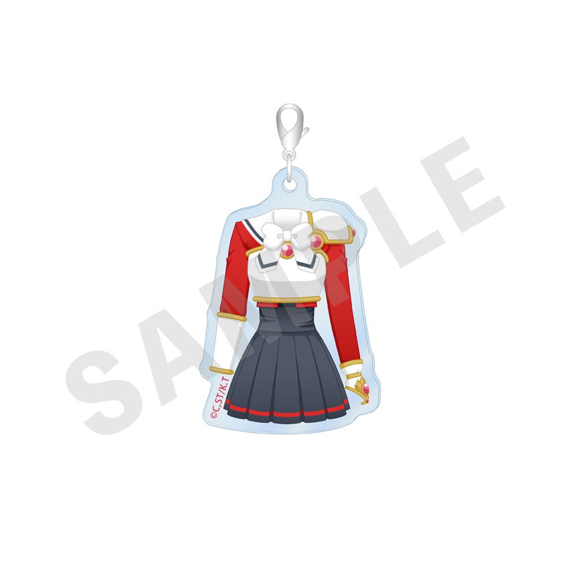 TV Anime Magic Knight Rayearth Trading Acrylic Charm B 6 Item Set - Image 1