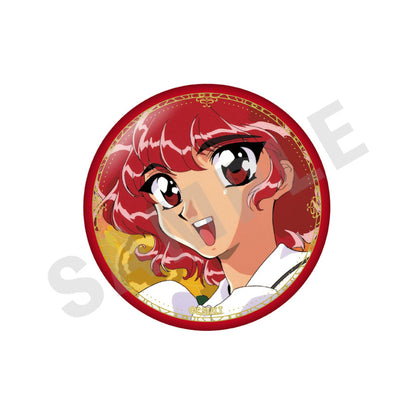 TV Anime Magic Knight Rayearth Trading Tin Badge B 8Pack BOX - Image 1