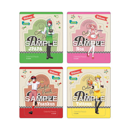 Colorful Peach Magnet Collection Gum Colorful Peach Diner 14 Pack BOX (Candy Toy) - Image 1