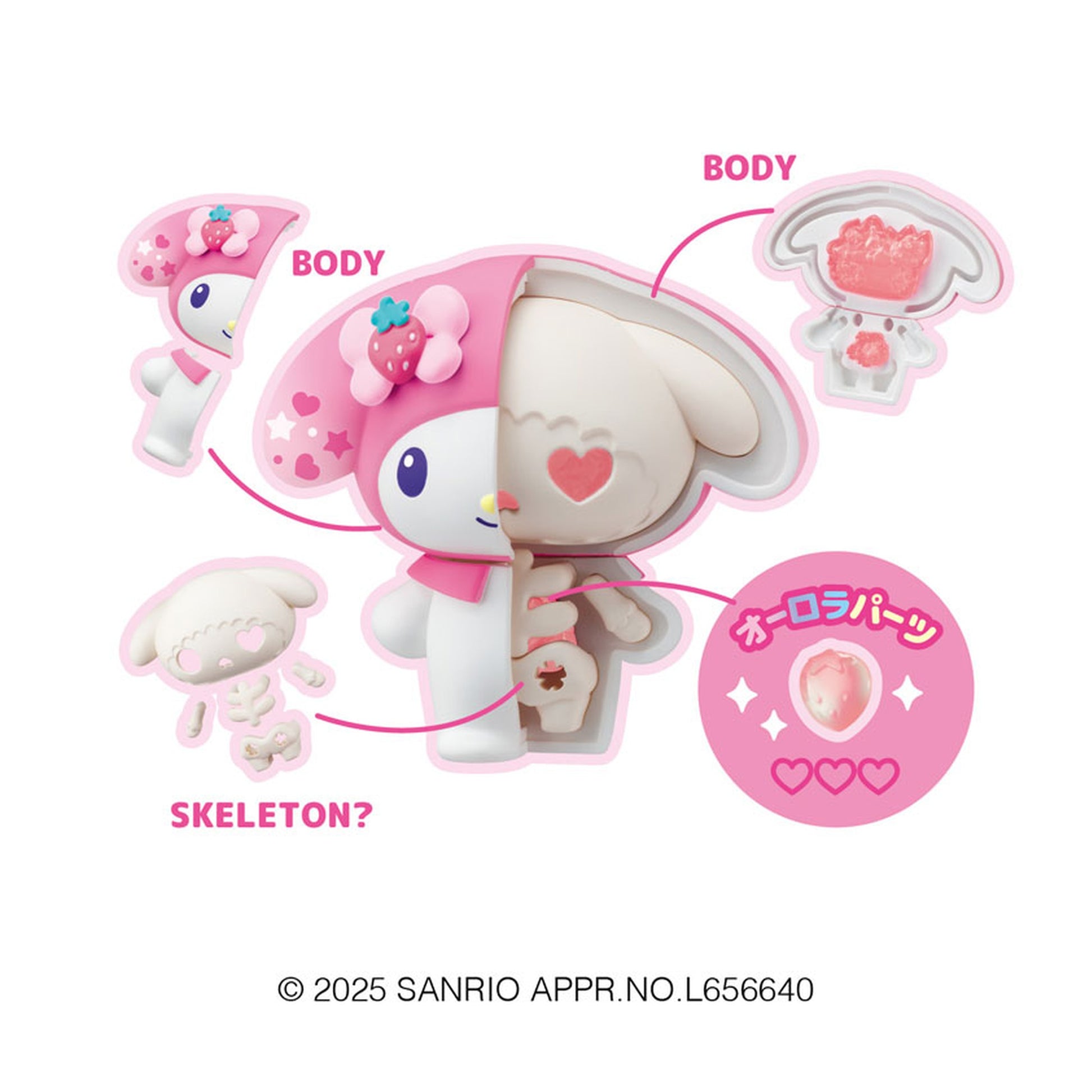Dissection Puzzle FANTASY Sanrio Characters My Melody / Kuromi 4Pack BOX - Image 1
