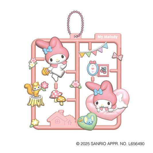 Plat Collection Sanrio Characters My Melody / Kuromi MIX 4Pack BOX - Image 1