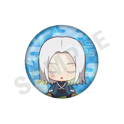 TV Anime "The Blue Wolves of Mibu" Good Night Series Trading Hologram Tin Badge 7Item Set - Image 1