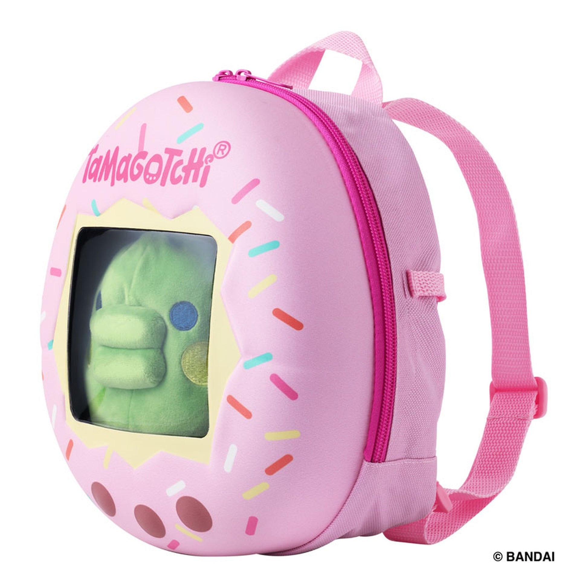 Tamagotchi Kurutto Sukusuku Plush Outing Backpack Set Kuchipatchi - Image 1