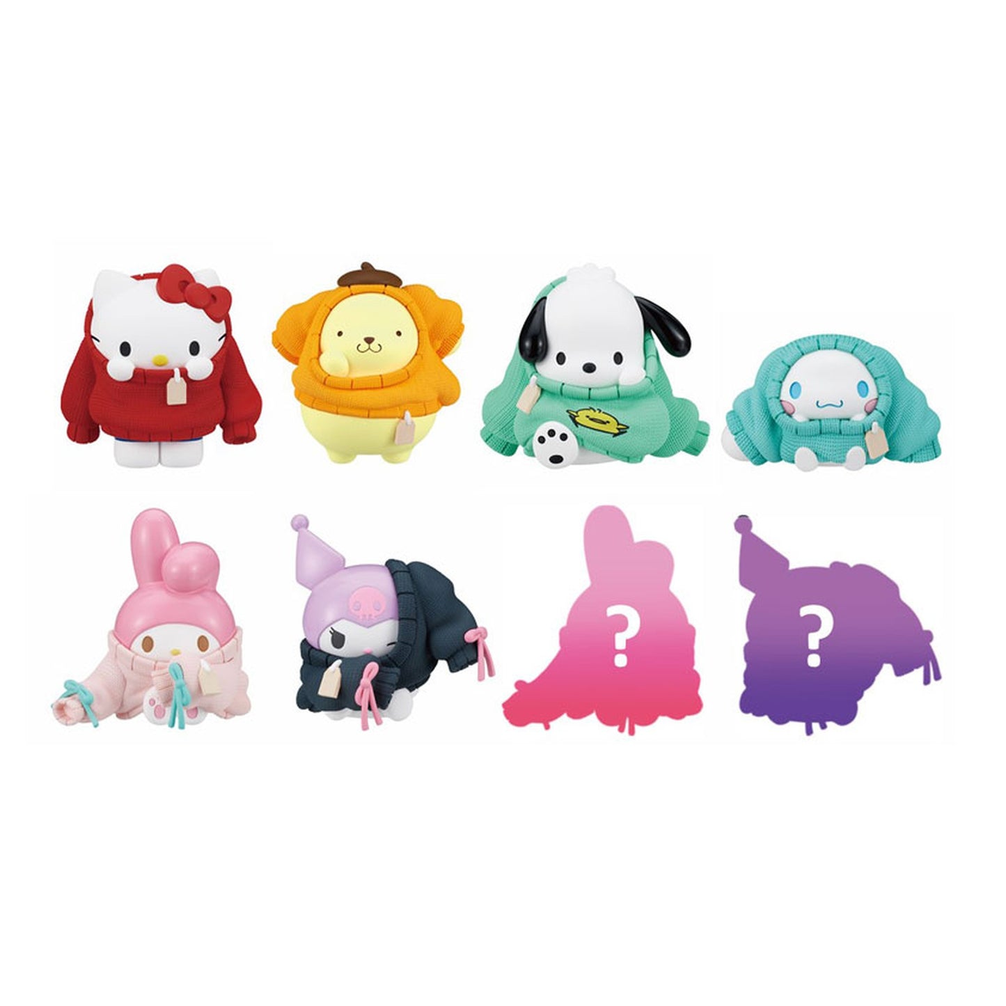 PERIHAPI! Hello Kitty and Friends Changing Clothes 8Pack BOX - Image 1