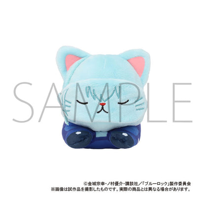 Bluelock Yo Hiori Nesoberi Plush Keychain with Eye Mask - Image 1
