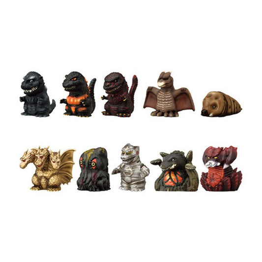 Godzilla Sofubi Puppet Mascot 10Pack BOX - Image 1