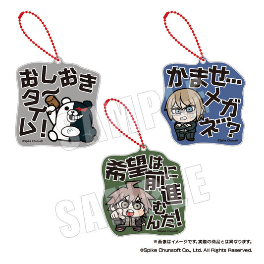 Danganronpa Series x Bkub Quote Acrylic Keychain Vol.1 6Pack BOX - Image 1