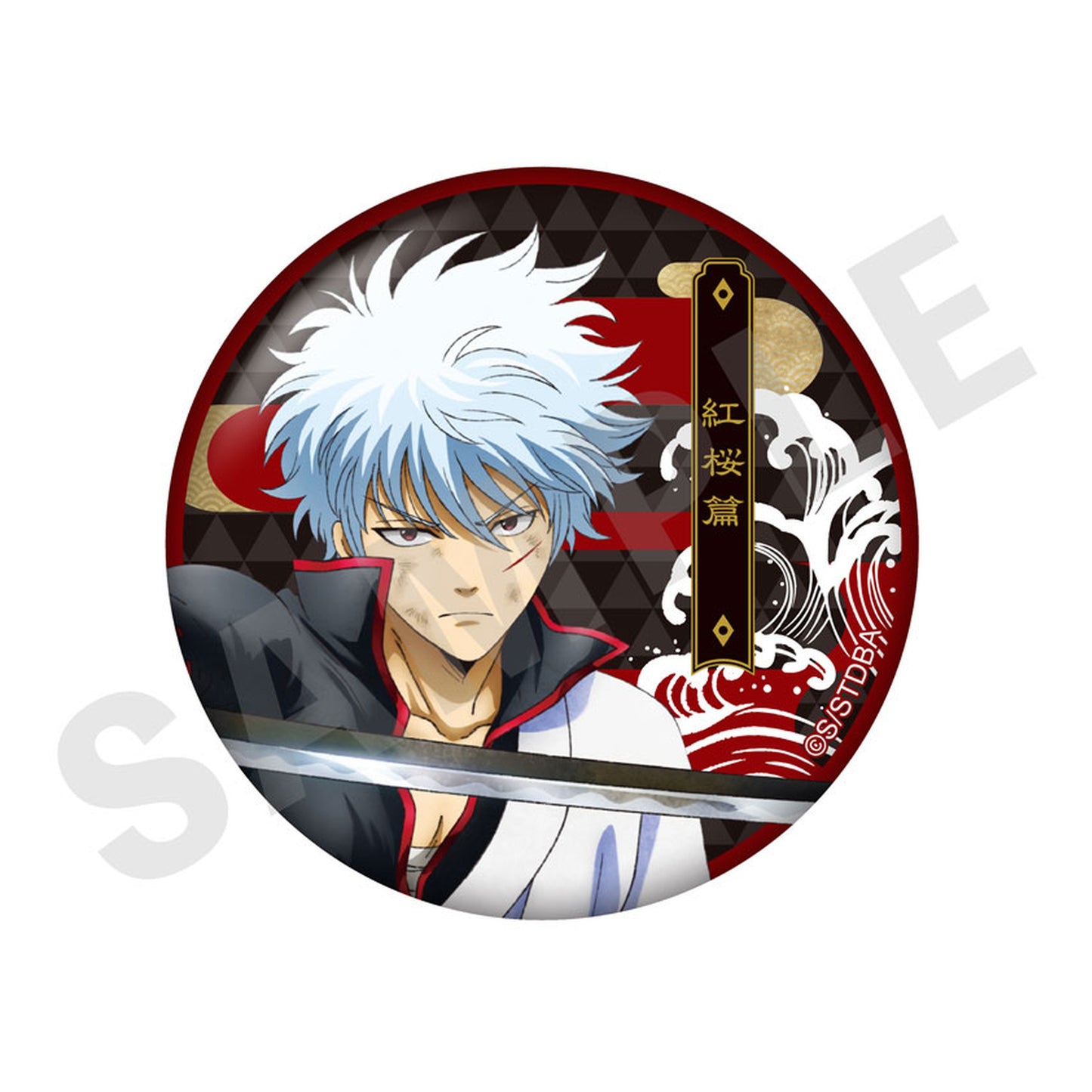 Gintama Trading Tin Badge 10 Pack Box - Image 1