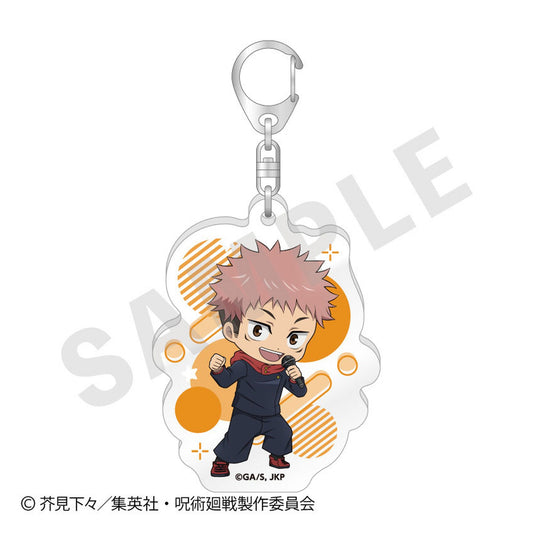 TV Anime Jujutsu Kaisen Love It! Series Trading Acrylic Keychain vol.1 6Pack BOX - Image 1
