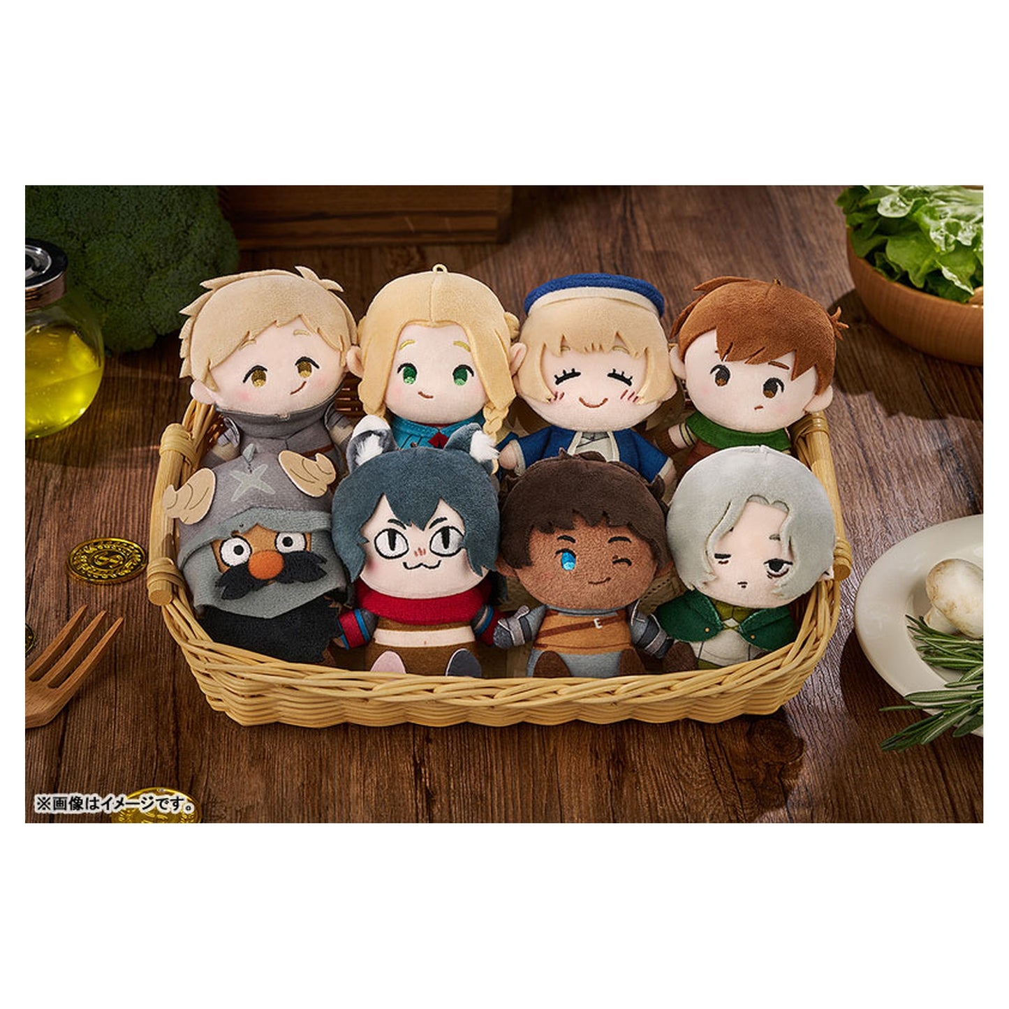 Delicious in Dungeon Collectible Finger Puppet Keychains (8 Pack Box) - Image 1