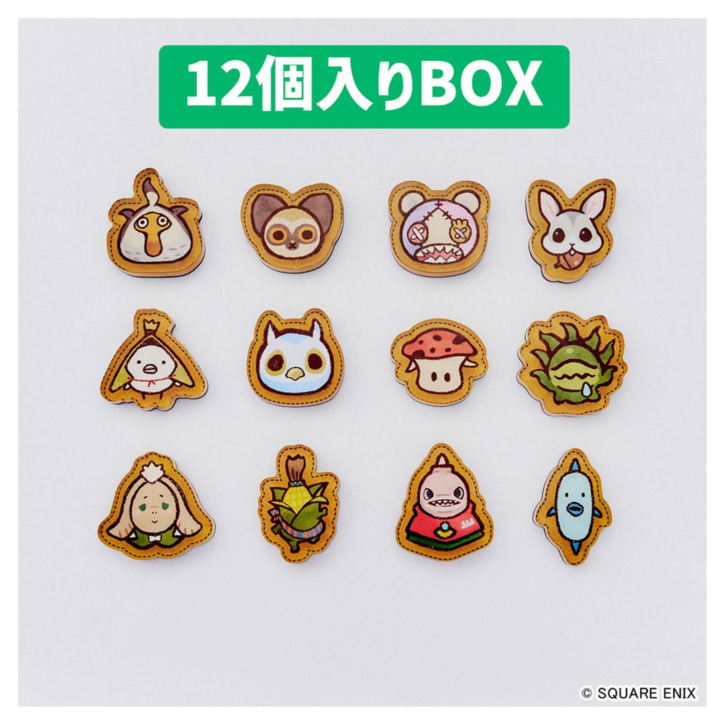 Final Fantasy XIV Doodle Minions Acrylic Magnet Vol.3 12Pack BOX - Image 1