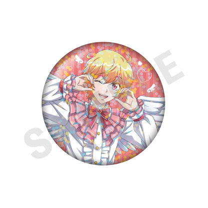 Cute High Earth Defense Club ETERNAL LOVE! Trading Hologram Tin Badge Angel and Devil ver. (LOVE) 10Item Set - Image 1