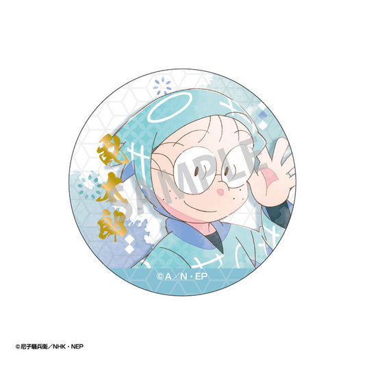 Nintama Rantaro Trading Foil Tin Badge KamiAni TOUCH2 10Pack BOX - Image 1