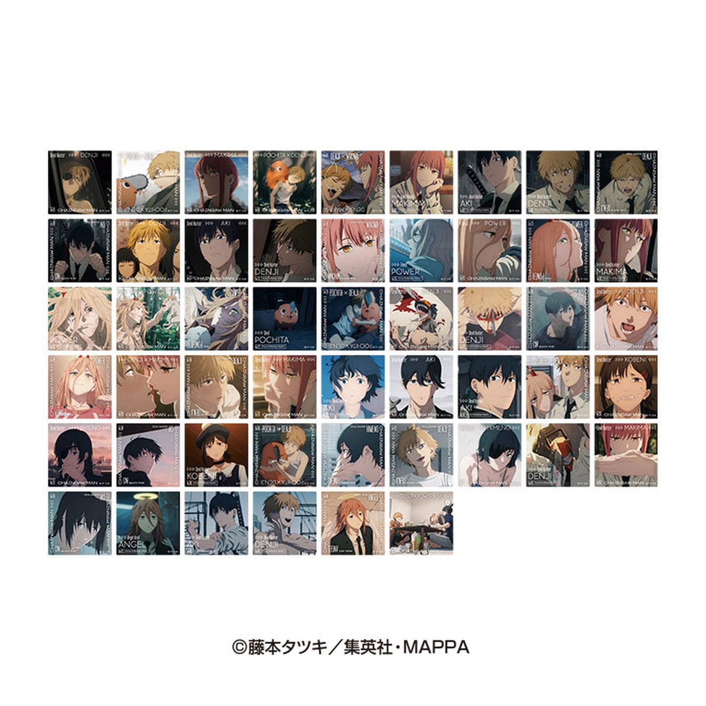Chainsaw Man Square Clear Card 17Pack BOX - Image 1