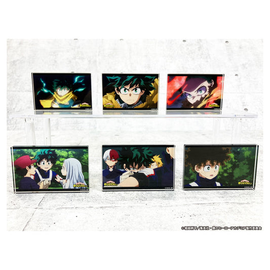 My Hero Academia TD Scene Photo Acrylic Block - Izuku Midoriya ver. - 6Pack BOX - Image 1