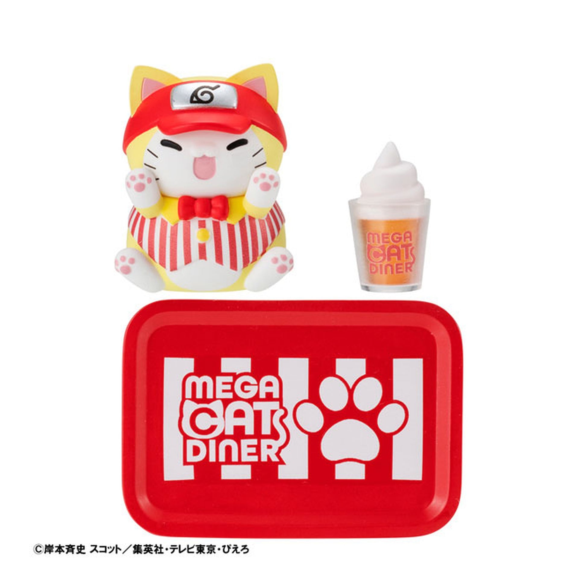 MEGA CAT PROJECT NARUTO Nyaruto! MEGACAT DINER 6Pack BOX - Image 1