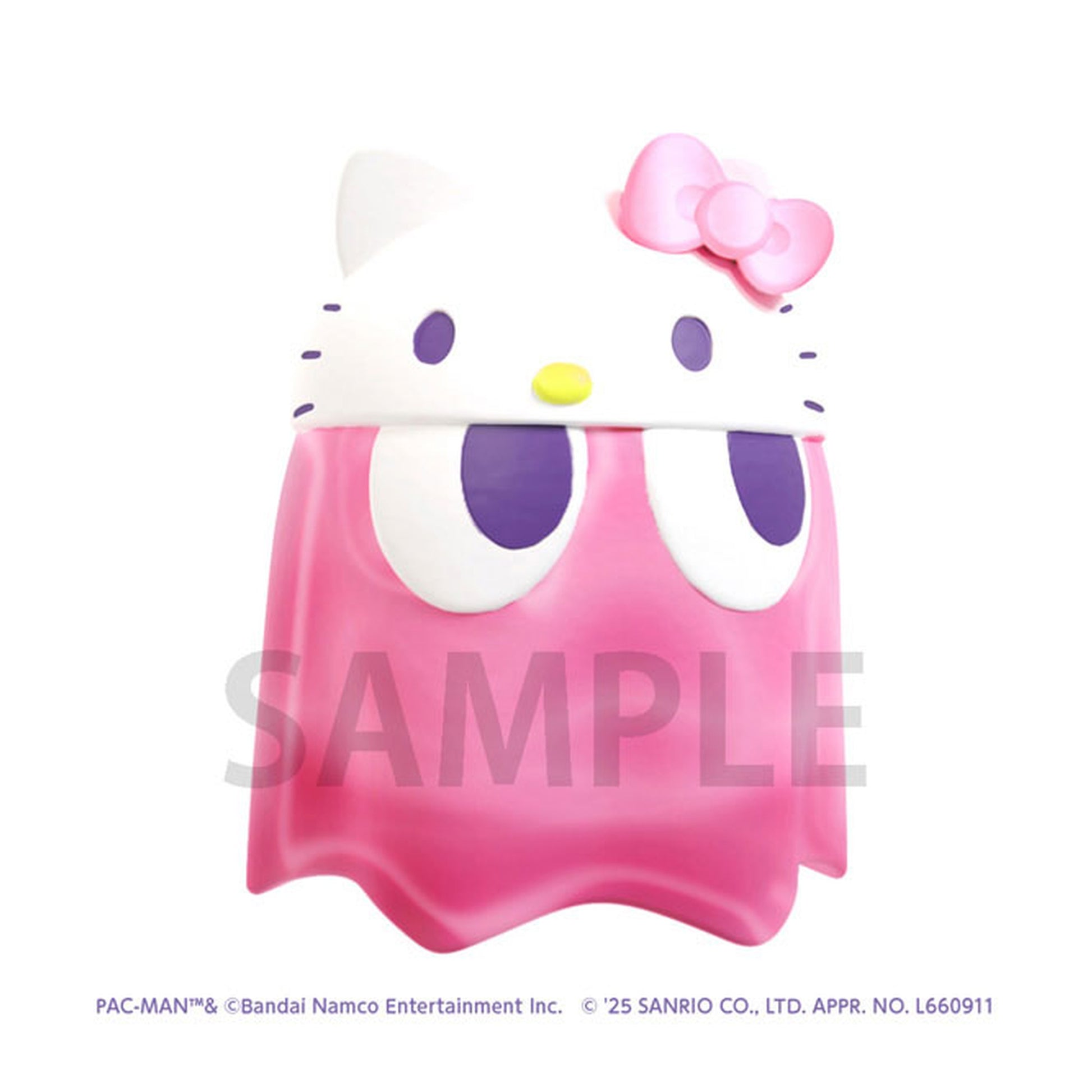 Pac-Man x Sanrio Characters Chibi Collect Figure Vol.2 Clear Color ver. 6Pack BOX - Image 1